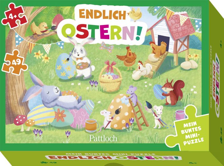 Produktbild: Mein buntes Mini-Puzzle &ndash; Endlich Ostern!