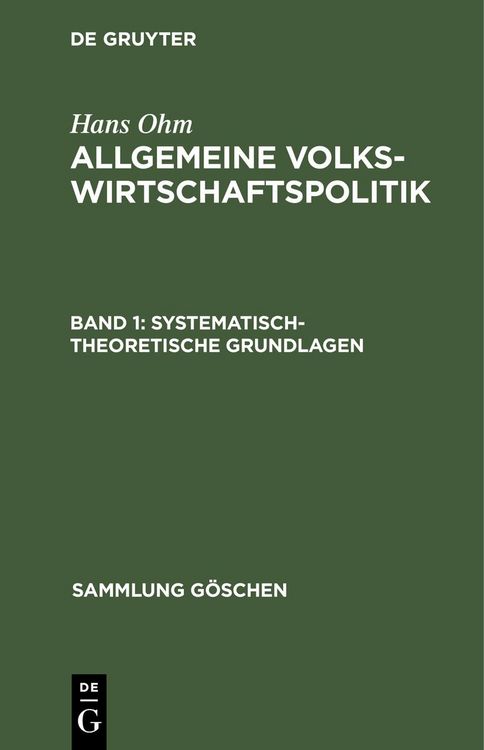 Produktbild: Systematisch-theoretische Grundlagen
