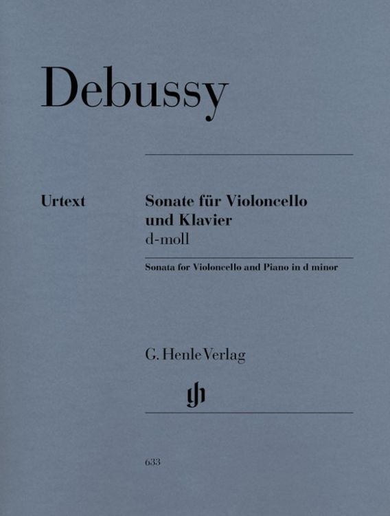Produktbild: Claude Debussy - Violoncellosonate d-moll