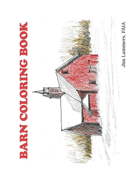 Produktbild: Barn Coloring Book