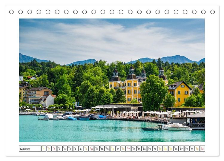 Produktbild: Rund um den W&ouml;rthersee in &Ouml;sterreich (Tischkalender 2026 DIN A5 quer), CALVENDO Monatskalender