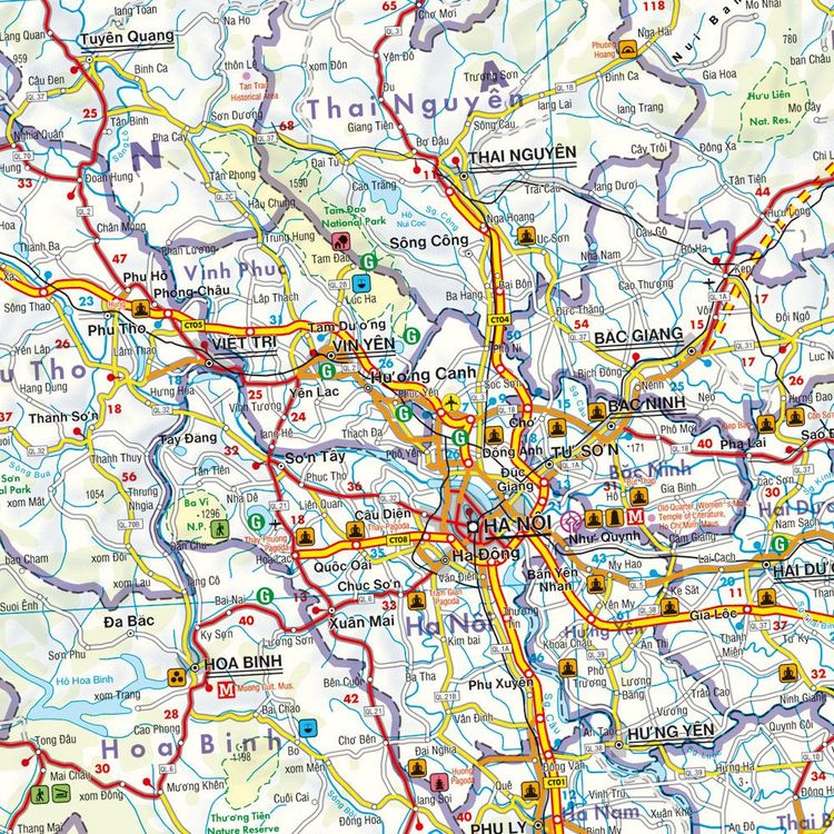Produktbild: freytag & berndt Stra&szlig;enkarte Vietnam - Laos - Kambodscha 1:900.000