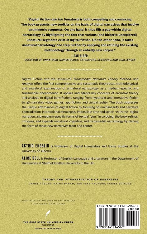 Produktbild: Digital Fiction and the Unnatural