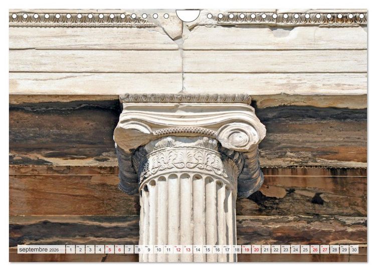 Produktbild: Gr&egrave;ce antique et Architecture (Calendrier mural 2026 DIN A4 vertical), CALVENDO calendrier mensuel