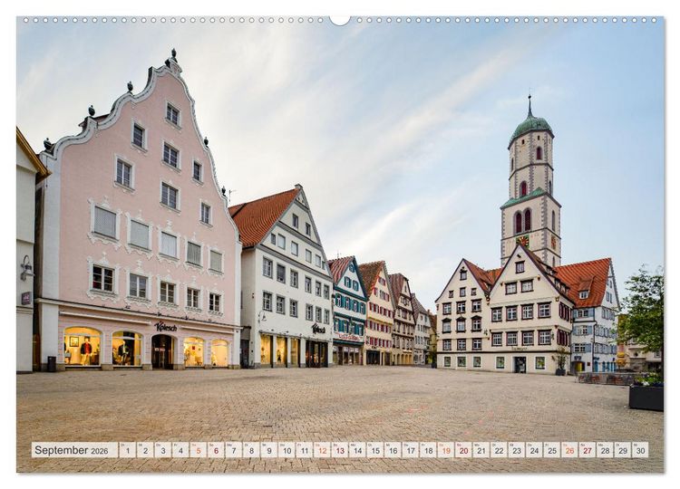 Produktbild: Biberach an der Ri&szlig; Impressionen (Wandkalender 2026 DIN A2 quer), CALVENDO Monatskalender