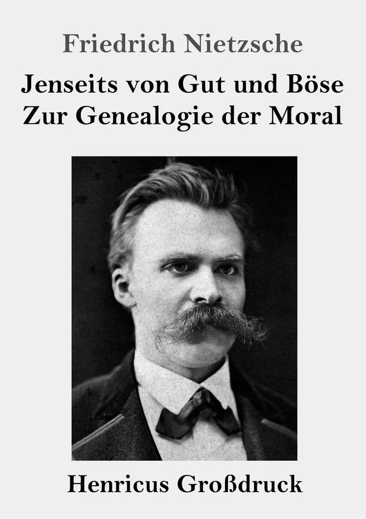 Produktbild: Jenseits von Gut und B&ouml;se / Zur Genealogie der Moral (Gro&szlig;druck)