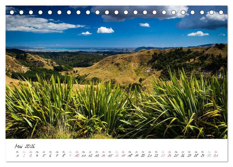 Produktbild: Neuseeland - Streifzug &uuml;ber die Nordinsel / CH-Version (Tischkalender 2026 DIN A5 quer), CALVENDO Monatskalender