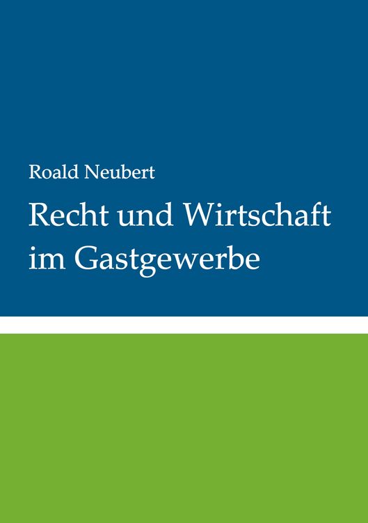 Produktbild: Recht und Wirtschaft im Gastgewerbe