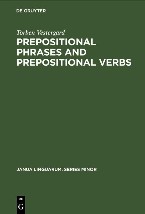 Produktbild: Prepositional Phrases and Prepositional Verbs