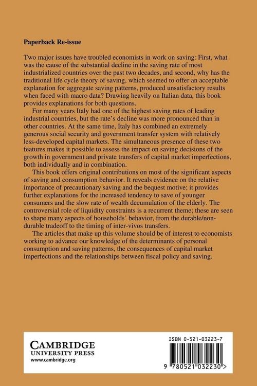 Produktbild: Saving and the Accumulation of Wealth