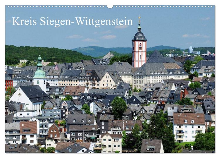 Produktbild: Kreis Siegen-Wittgenstein (Wandkalender 2026 DIN A2 quer), CALVENDO Monatskalender