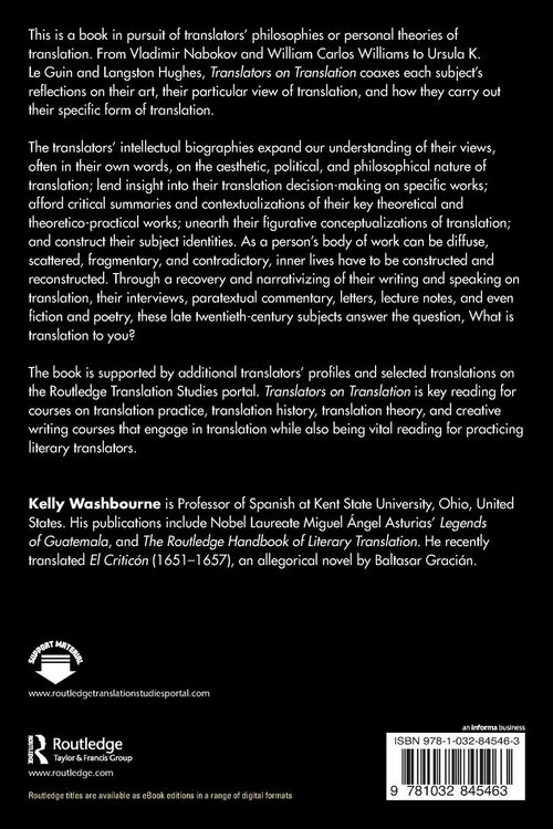 Produktbild: Translators on Translation