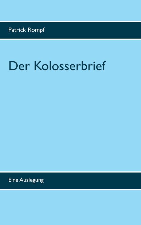 Produktbild: Der Kolosserbrief