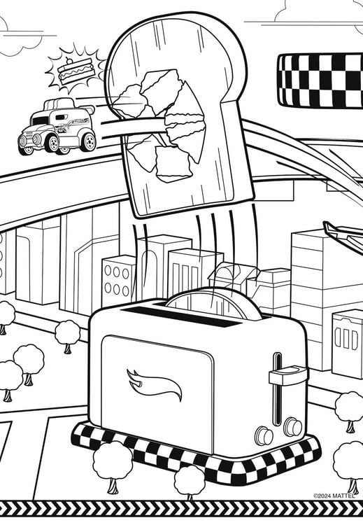 Produktbild: Hot Wheels&trade; Let's Race: Rasanter Sticker- und Malspa&szlig;