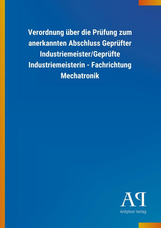 Produktbild: Verordnung &uuml;ber die Pr&uuml;fung zum anerkannten Abschluss Gepr&uuml;f