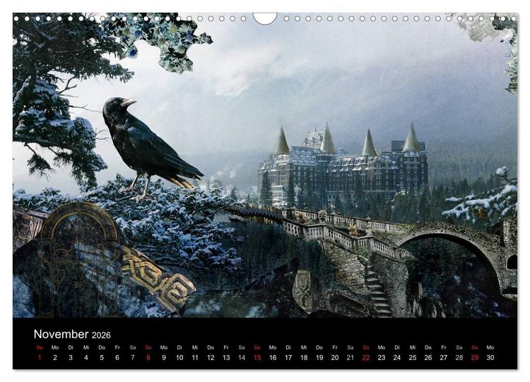 Produktbild: Zauberland (Wandkalender 2026 DIN A3 quer), CALVENDO Monatskalender