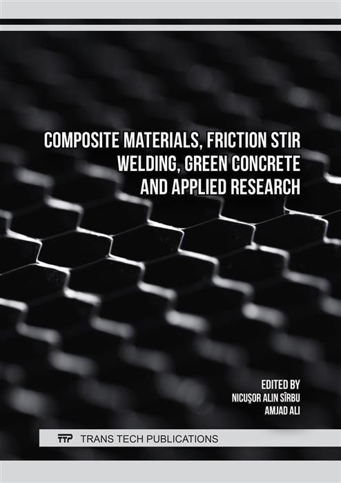 Produktbild: Composite Materials, Friction Stir Welding, Green Concrete and Applied Research