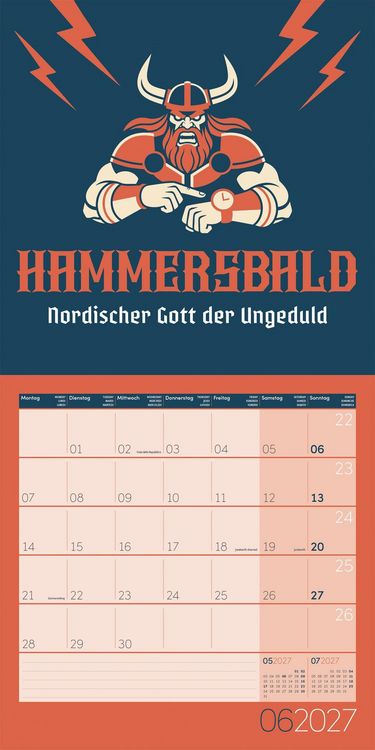 Produktbild: Einspruch Kalender 2027 - 30x30 - Art12