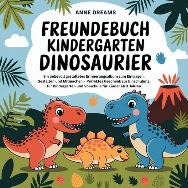 Produktbild: Freundebuch Kindergarten Dinosaurier