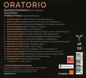 Produktbild: Oratorio (sacred pieces by Scarlatti,Porpora,Bon