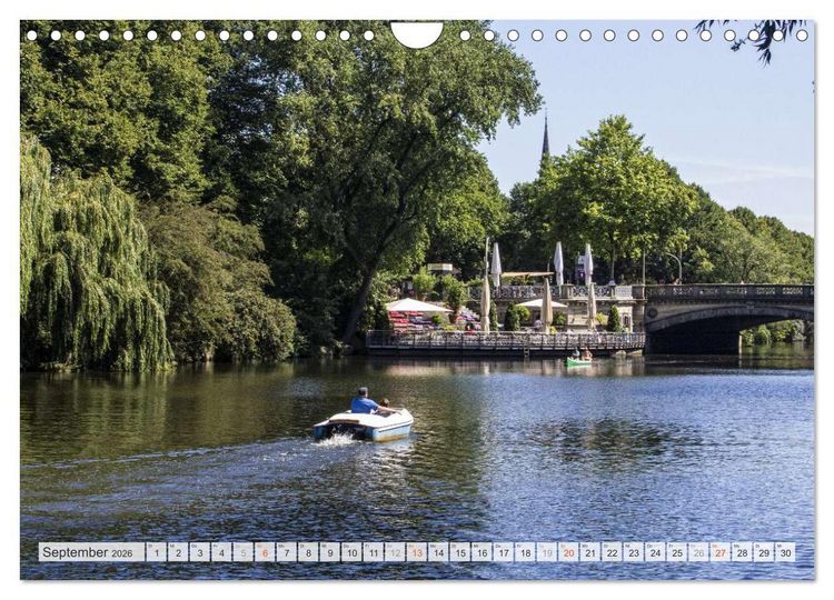 Produktbild: Hansestadt Hamburg (Wandkalender 2026 DIN A4 quer), CALVENDO Monatskalender