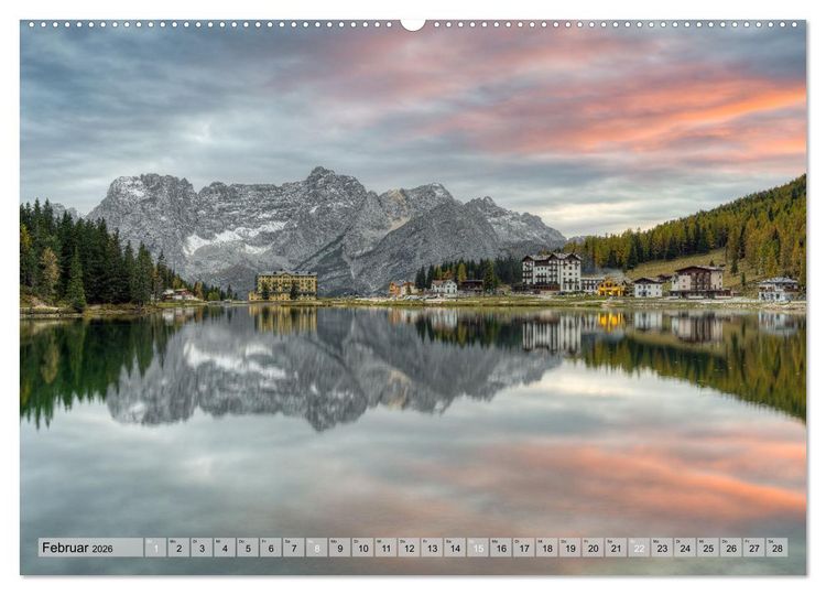 Produktbild: Faszination Dolomiten (hochwertiger Premium Wandkalender 2026 DIN A2 quer), Kunstdruck in Hochglanz