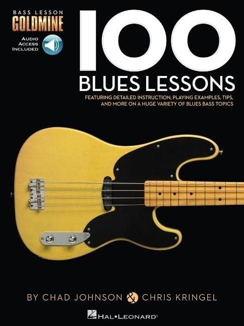 Produktbild: 100 Blues Lessons - Bass Lesson Goldmine Series Bk/Online Audio