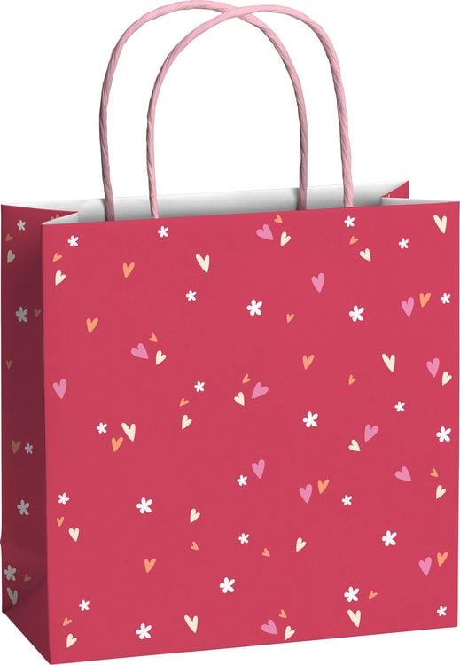 Produktbild: Geschenktaschen 20x8cm Yumi rosa