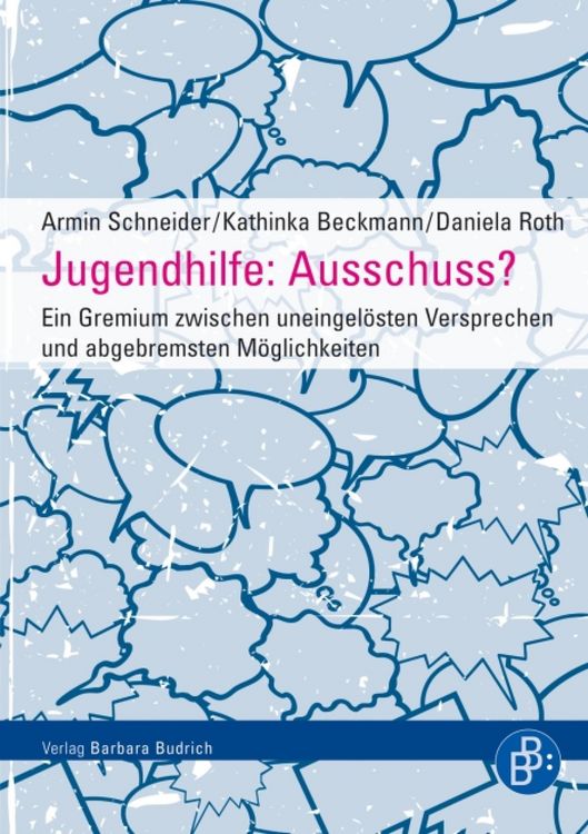 Produktbild: Jugendhilfe: Ausschuss?