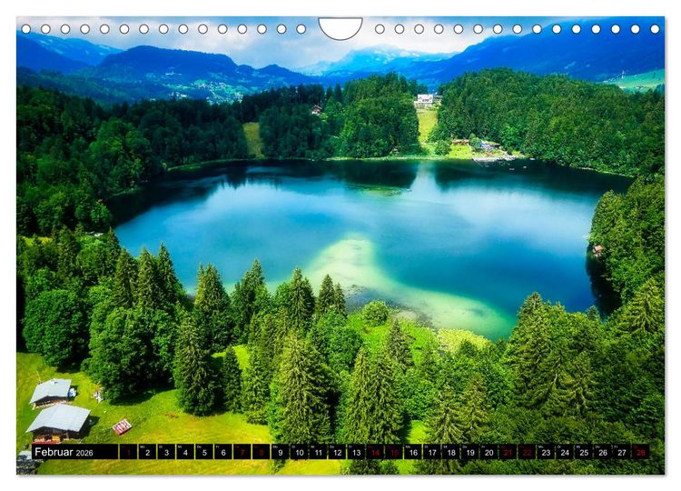 Produktbild: Oberstdorfer Bergwelt (Wandkalender 2026 DIN A4 quer), CALVENDO Monatskalender