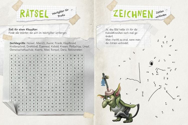Produktbild: KoboldKroniken. Puzzle im Buch. Voll verheinzelt. 300 Teile