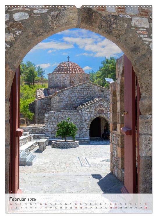 Produktbild: Rhodos und Symi, Insel der Schwammtaucher (hochwertiger Premium Wandkalender 2026 DIN A2 hoch), Kunstdruck in Hochglanz