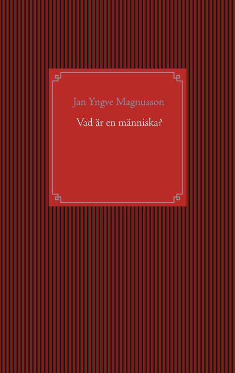 Produktbild: Vad &auml;r en m&auml;nniska?
