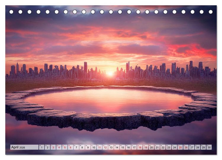 Produktbild: An den Grenzen der Realit&auml;t (Tischkalender 2026 DIN A5 quer), CALVENDO Monatskalender