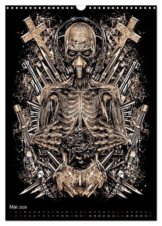 Produktbild: BLOODBOY/WAR ILLUSTRATION (Wandkalender 2026 DIN A3 hoch), CALVENDO Monatskalender