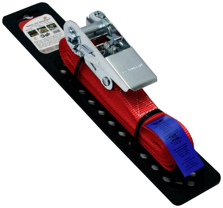 Produktbild: IWH 79422 Einteiliger Spanngurt Zugkraft LC Niederzurren (einzeln/direkt)=549 daN (L x B) 500 cm x 2.5 cm Ratsche