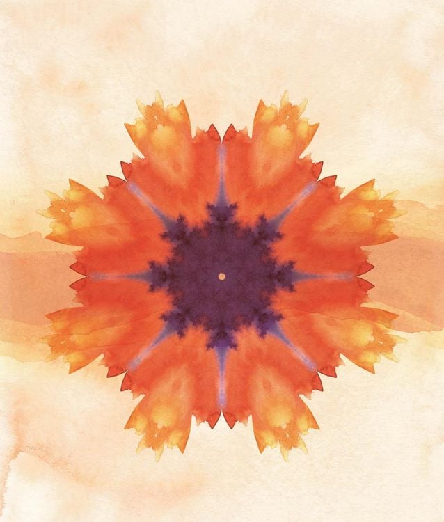 Produktbild: Malbuch Inside Out: Watercolor Mandala