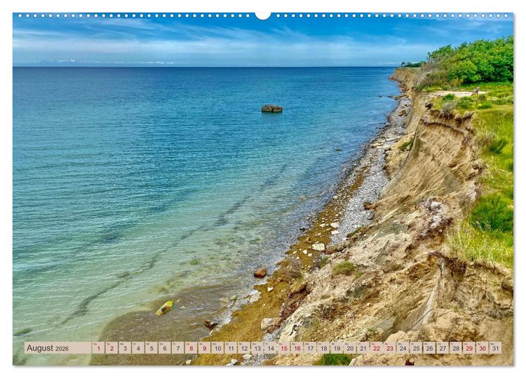 Produktbild: Fischland zwischen Ostsee und Bodden (hochwertiger Premium Wandkalender 2026 DIN A2 quer), Kunstdruck in Hochglanz