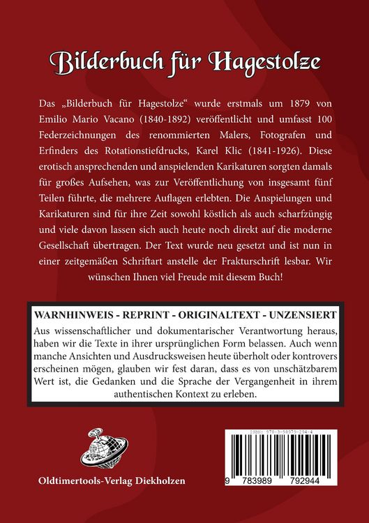 Produktbild: Bilderbuch f&uuml;r Hagestolze 1. Band