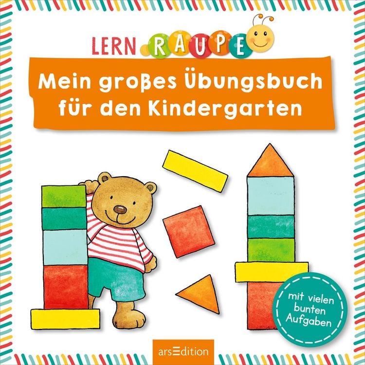 Produktbild: Lernraupe &ndash; Mein gro&szlig;es &Uuml;bungsbuch f&uuml;r den Kindergarten