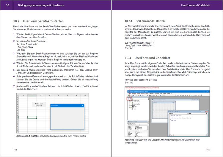 Produktbild: Excel VBA-Programmierung Makro-Programmierung f&uuml;r Microsoft 365, Excel 2021, 2019, 2016, 2013