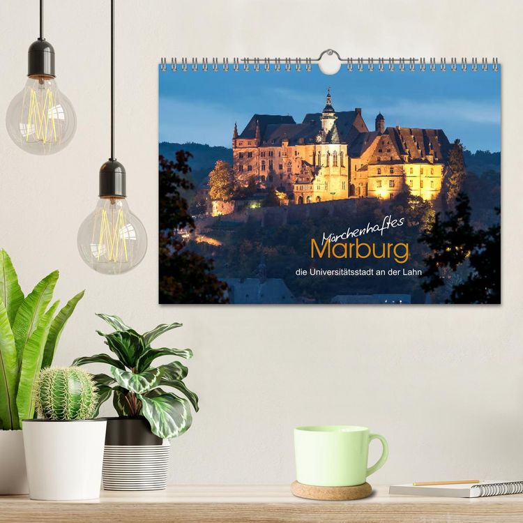 Produktbild: M&auml;rchenhaftes Marburg (Wandkalender 2026 DIN A4 quer), CALVENDO Monatskalender