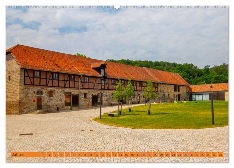 Produktbild: Das Kloster Michaelstein erleben &ndash; Ehemalige Zisterzienser &ndash; Abtei in Blankenburg am Harz (Wandkalender 2026 DIN A2 quer), CALVENDO Monatskalender