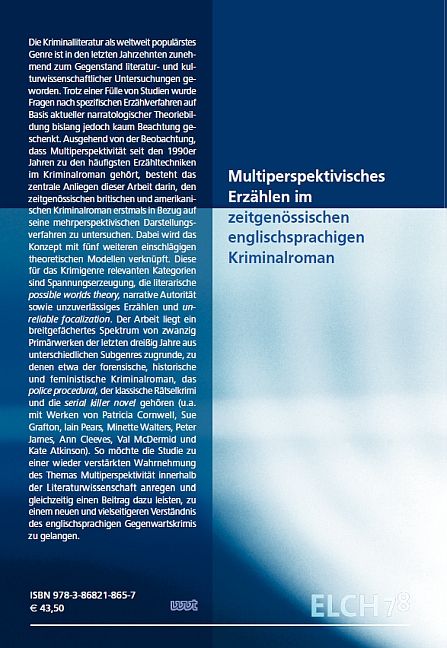 Produktbild: Multiperspektivisches Erz&auml;hlen im zeitgen&ouml;ssischen englischsprachigen Kriminalroman