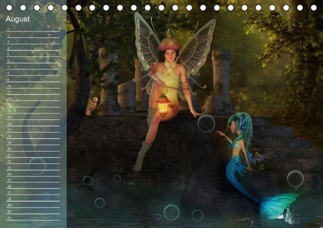 Produktbild: Elfenlichter (Tischkalender immerw&auml;hrend DIN A5 quer)