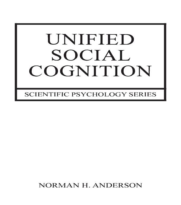 Produktbild: Unified Social Cognition