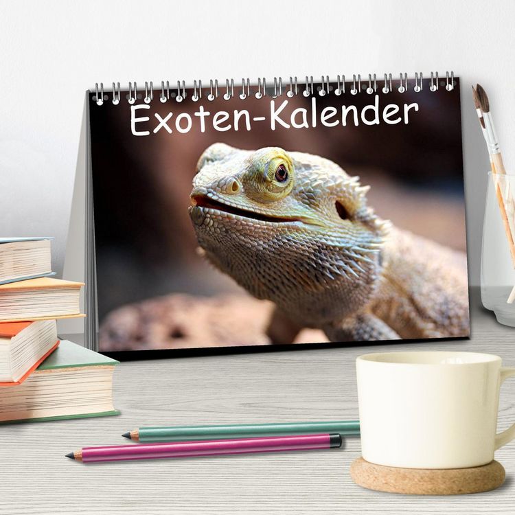 Produktbild: Exoten-Kalender (Tischkalender 2026 DIN A5 quer), CALVENDO Monatskalender