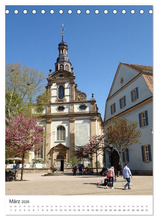 Produktbild: Speyer-Rund um die Maximilianstra&szlig;e (Tischkalender 2026 DIN A5 hoch), CALVENDO Monatskalender