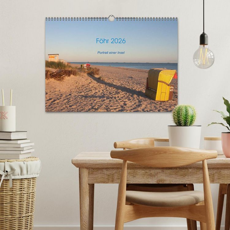 Produktbild: F&ouml;hr 2026. Portr&auml;t einer Insel (Wandkalender 2026 DIN A3 quer), CALVENDO Monatskalender