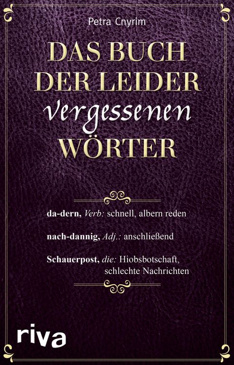 Produktbild: Das Buch der leider vergessenen W&ouml;rter